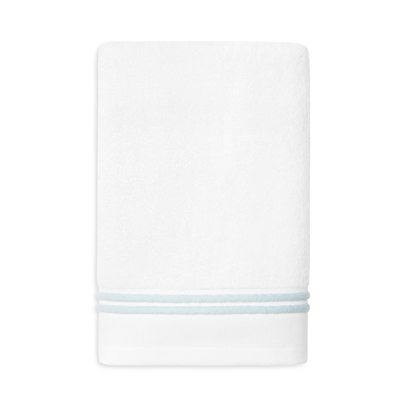 Sferra Aura Nuova Hand Towel In White/ Aqua