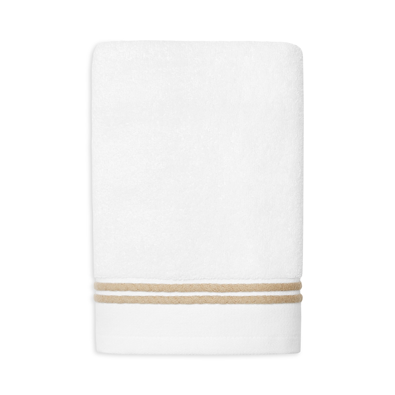 Sferra Aura Nuova Hand Towel In White/ Sand