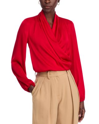 T Tahari - Wrap Blouse