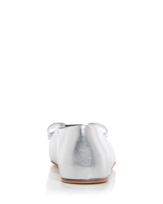 Women's Vanna Leather Hardware Bow Flats