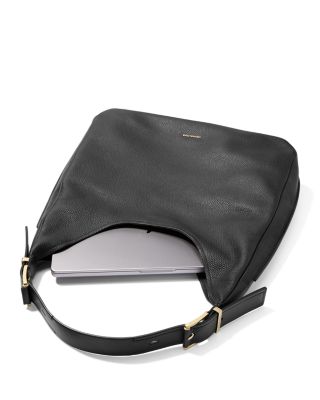 Nolita Large Leather Hobo Shoulder Bag