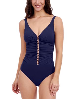 Profile by Gottex - Ladder Trim D Cup One Piece Swimsuit
