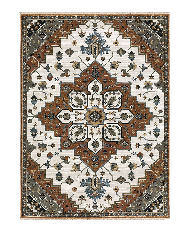 Oriental Weavers Keira Kei03 Area Rug, 3'3 X 5' In Rust