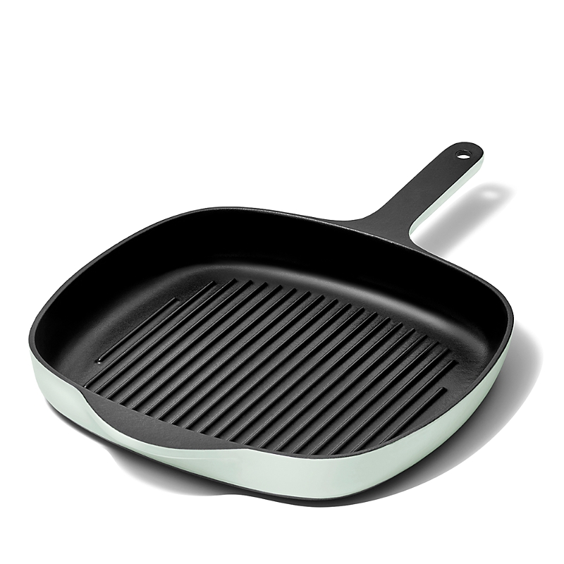 Caraway Enameled Cast Iron 10.5 Grill Pan