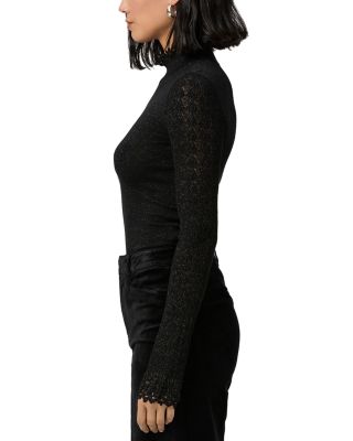 Stephanie Metallic Knit Top