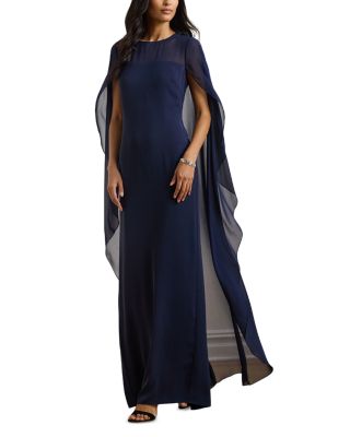 Ralph Lauren Cape Gown | Bloomingdale's