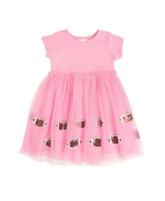 Sweet Wink - Girls' Football Sequin Short Sleeve Tutu Dress - Little Kid