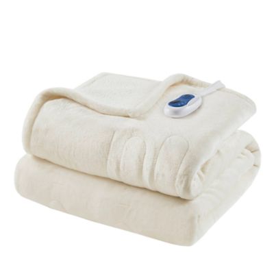 Beautyrest - Heated Microlight to Berber Throw, 60" x 70"