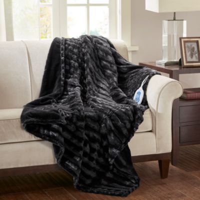 Heated Duke Faux Fur Heated Throw, 50&amp;quot; x 70&amp;quot;