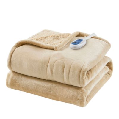 Heated Microlight to Berber Throw, 60&amp;quot; x 70&amp;quot;