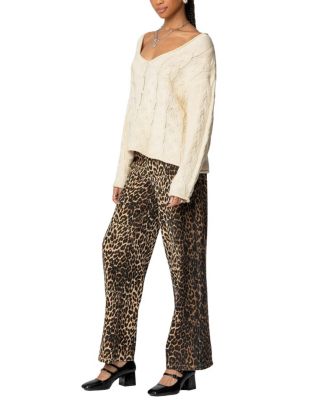 Inga Oversized Cable Knit Sweater