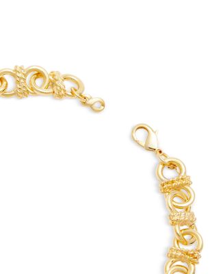 Kenneth Jay Lane Rope Accented Chain Link Collar Necklace, 18