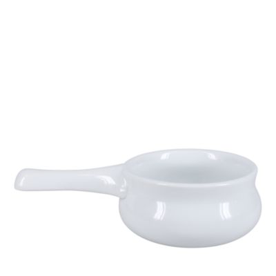 Onion Soup 12 oz. White Bowls, Set of 4 