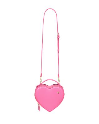 Stoney Clover Lane Heart Faux Leather Mini Crossbody Bag