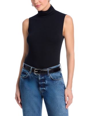 Ceci Sleeveless Turtleneck Top