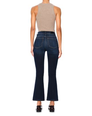 Bridget Bootcut High Rise Instasculpt™ Crop Jeans in Thunderbird