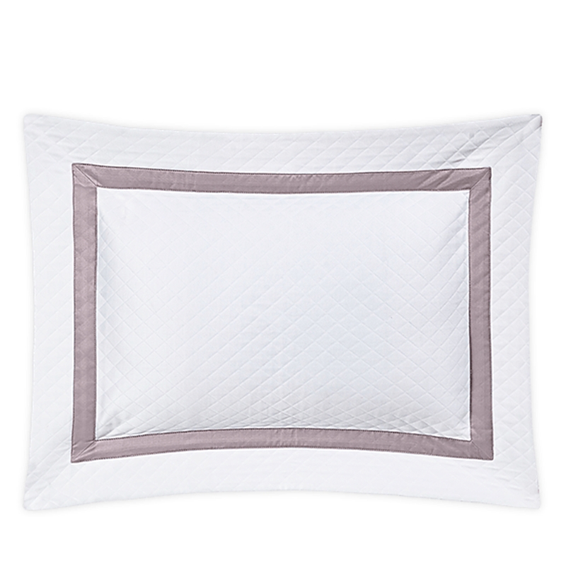 Matouk Lowell Diamond Matelasse Boudoir Sham In Deep Lilac