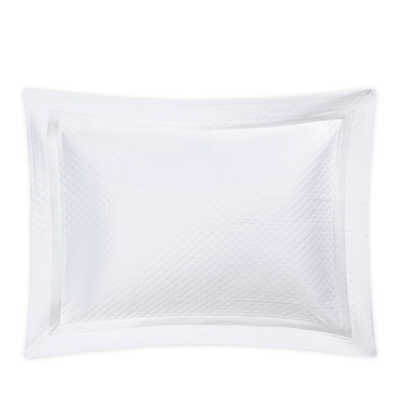 Matouk Lowell Diamond Matelasse Standard Sham In Bone
