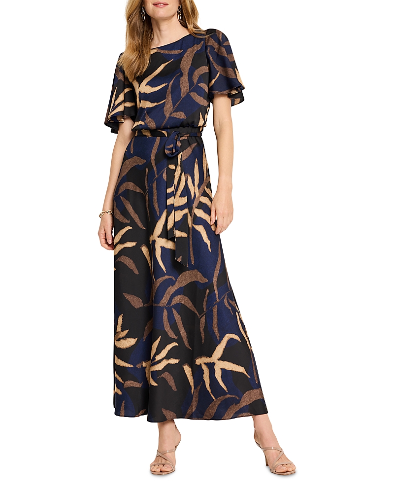 Nic + Zoe Midnight Fern Brooke Dress In Indigo Multi In Indigo Multi