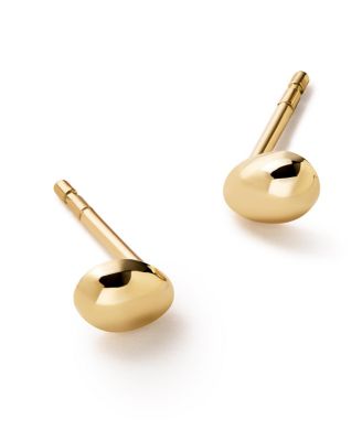 Gold Stud Earrings - Gold Mini Teardrop Studs