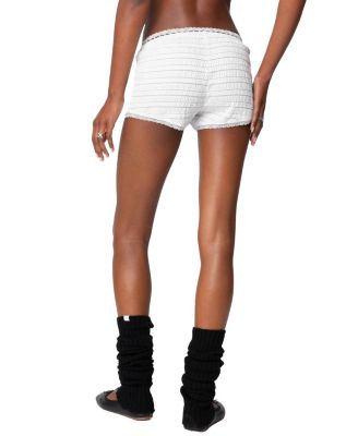 Lenny Lacey Textured Micro Shorts