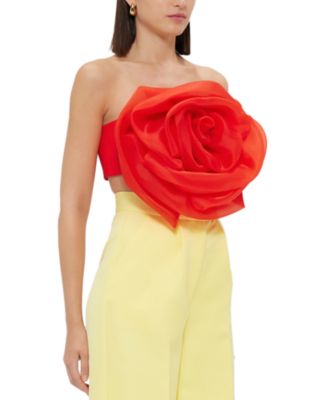 Bloom Rose Bustier Top