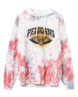 Junk Food Clothing - Unisex NBA New Orleans Pelicans Tie Dye Hoodie