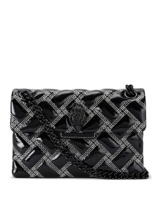 KURT GEIGER LONDON - Mini Kensington Drench Contrast Stitching Crossbody Bag