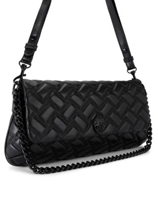 Long Kensington Leather Shoulder Bag    