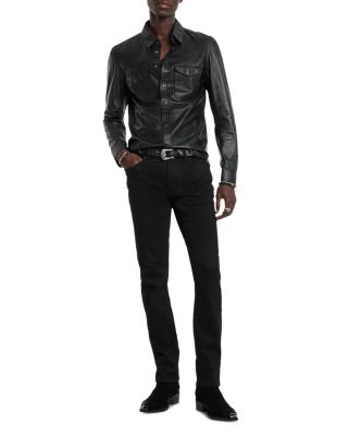 Travis Leather Shirt Jacket