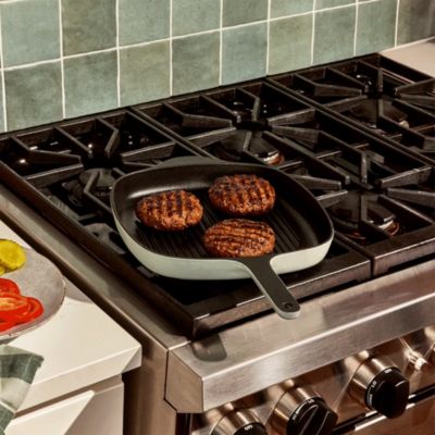 Enameled Cast Iron 10.5" Grill Pan