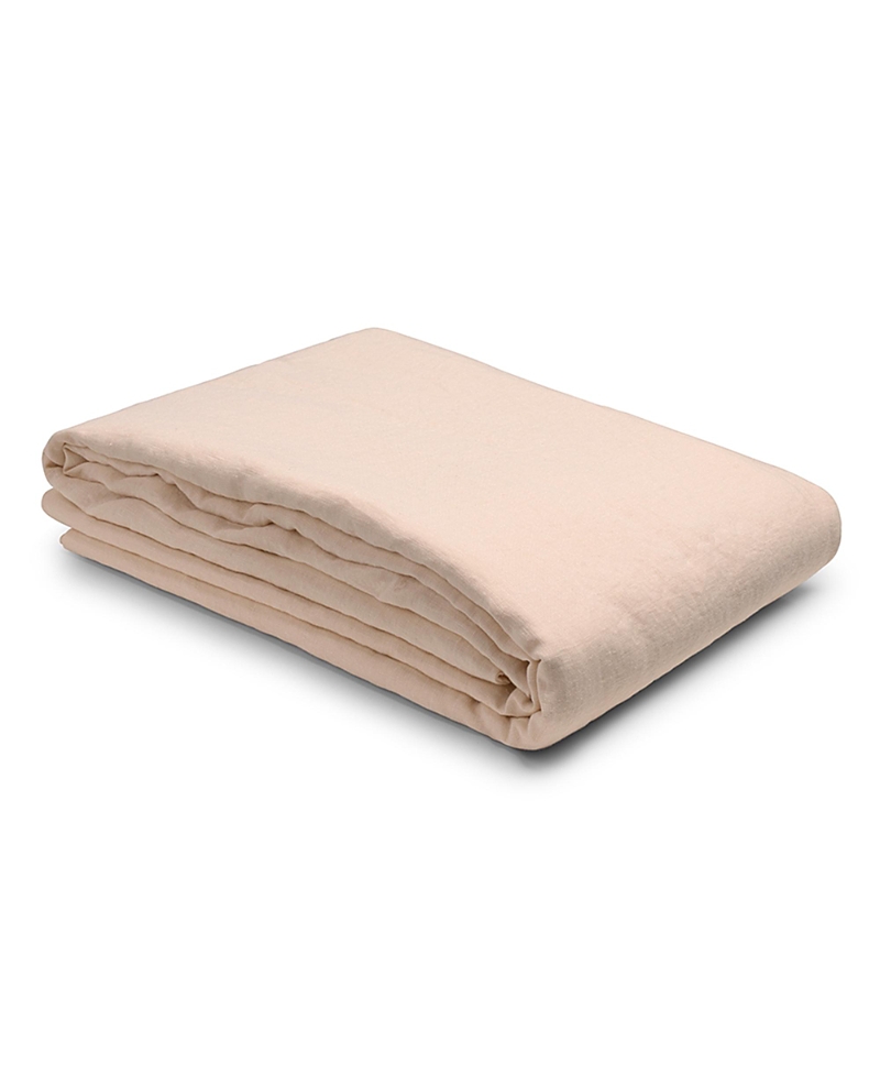 Piglet In Bed Linen Blend Duvet Cover, Queen In Pearl