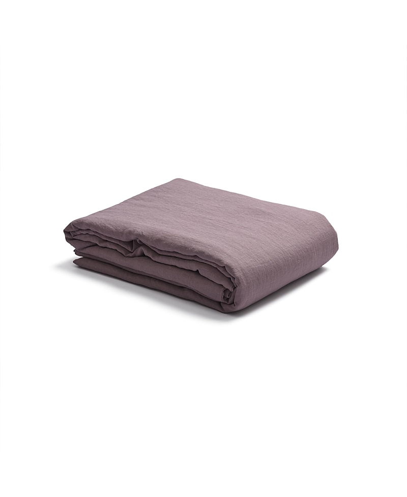Piglet In Bed Linen Blend Duvet Cover, Twin In Elderberry