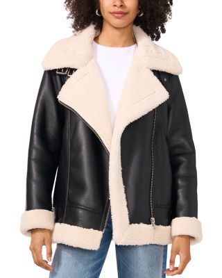 VINCE CAMUTO - Faux Shearling Jacket