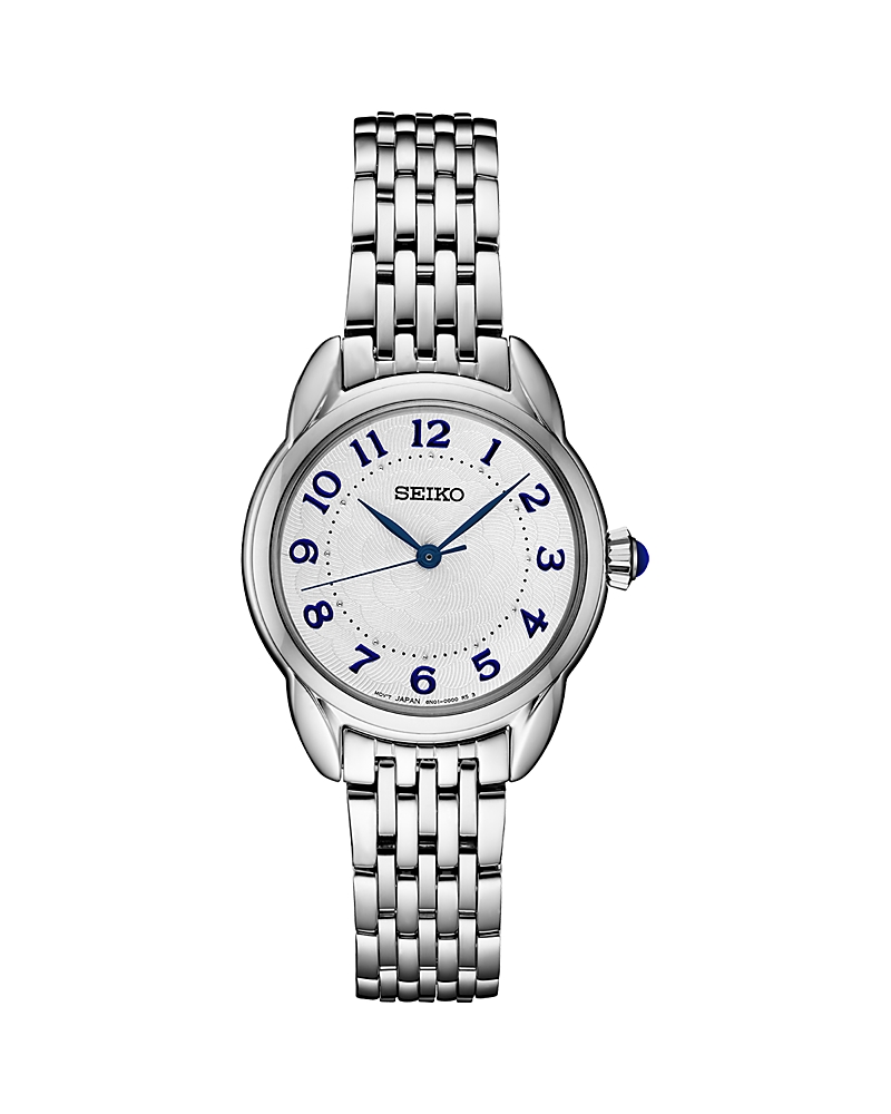 Seiko Watch Essentials Watch, 29mm In White/silver