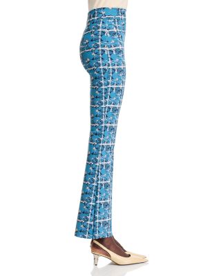 Printed High Rise Flared Pants