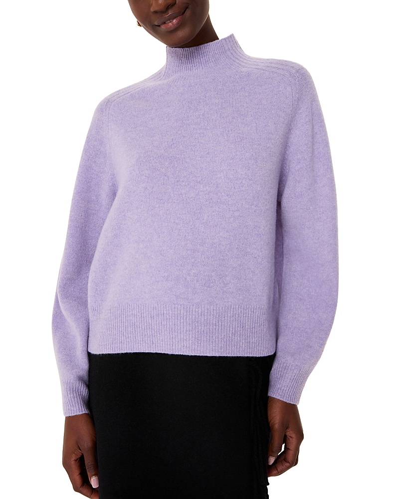 Whistles Wool Funnel Neck Knit Sweater · M
