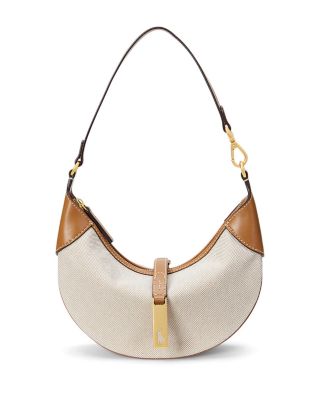 Polo Ralph Lauren Polo ID Mini Canvas & Leather Shoulder Bag