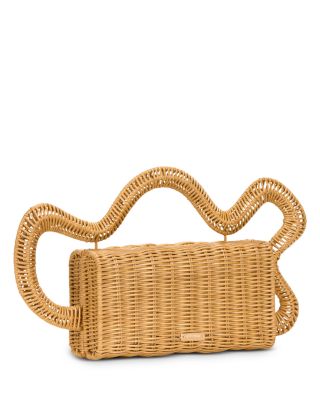 Elsa Rattan Clutch