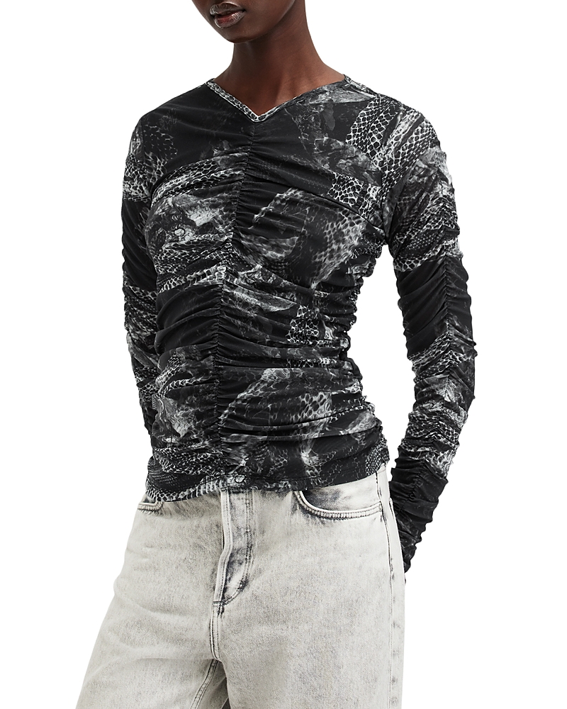 Allsaints Keiko Mesh Top