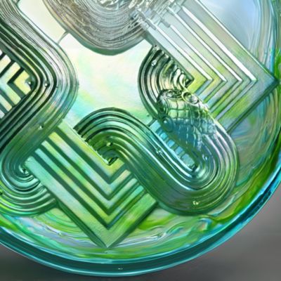 Endless New Horizons Crystal 2025 Snake Paperweight