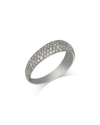 Roberto Coin - 18K White Gold Diamond Scalare Ring
