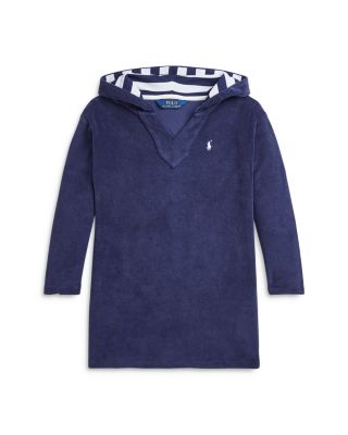Ralph Lauren - Girls' Hooded Terry Cover-Up - Little Kid