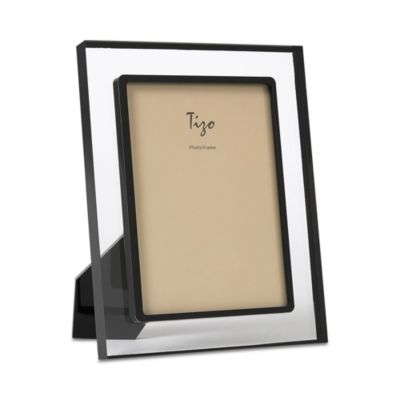 Black Edged Lucite Photo Frame 4" x 6"