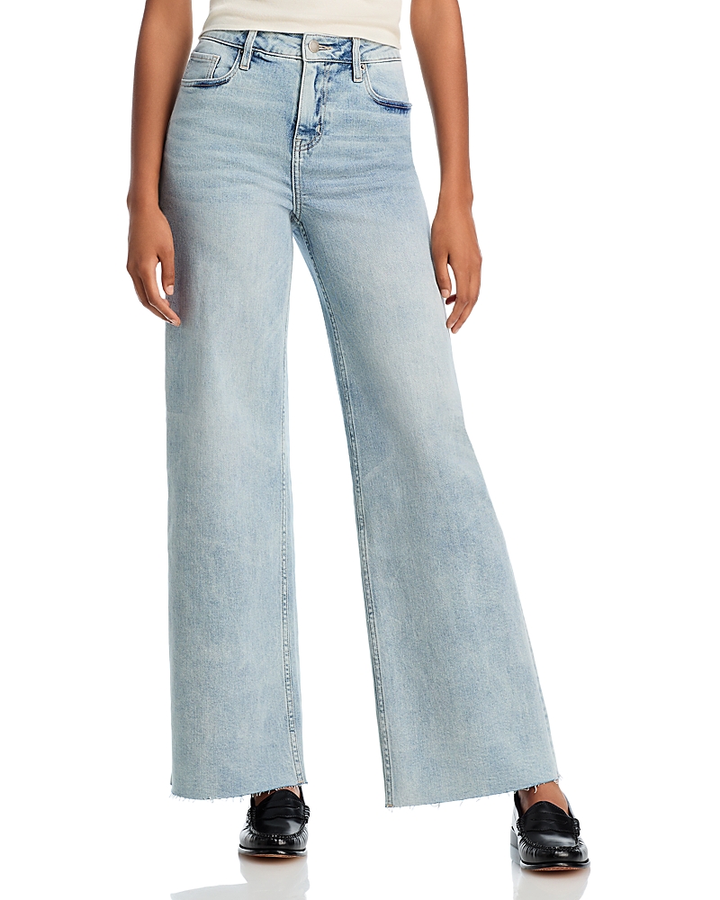 Aqua High Rise Wide Leg Jeans