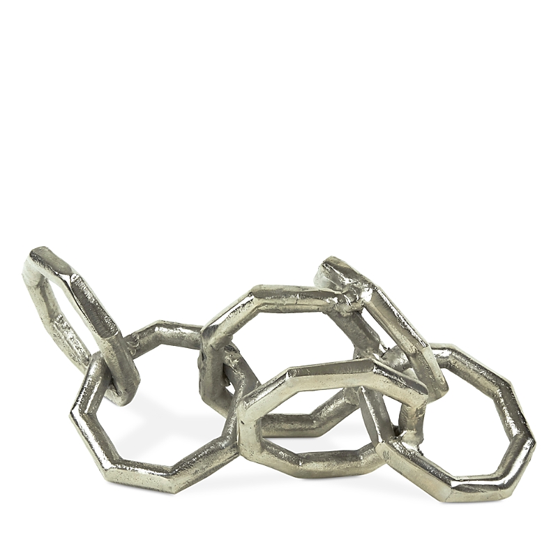 Tizo Chain Link Decorative Object In Silver