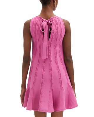 Braided Tie Back Mini Dress