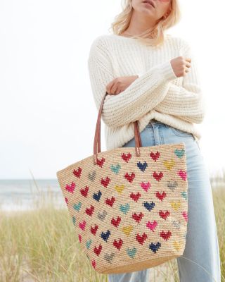 Amelie Raffia Tote