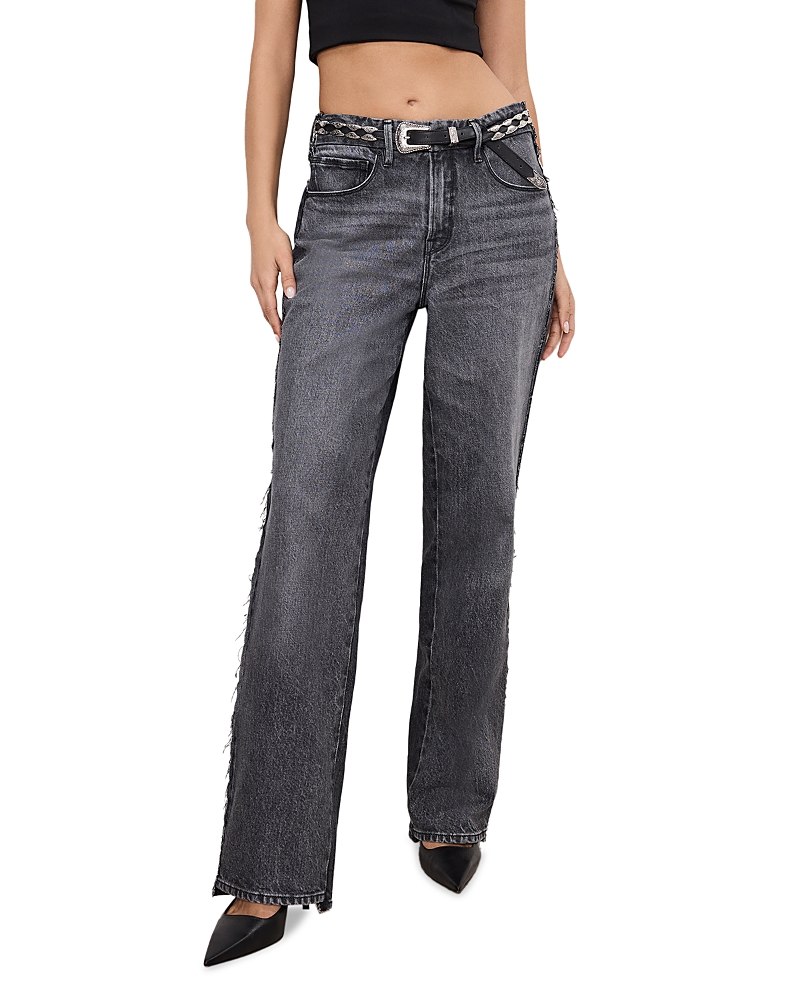 Shop Good American 90's Relaxed Jeans In K365