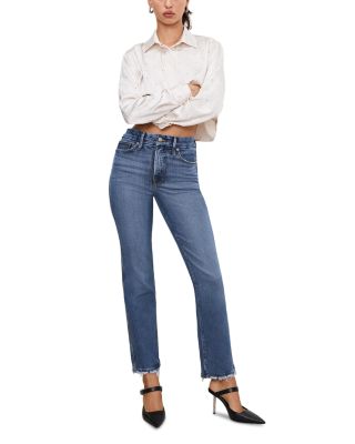 Soft Tech Good Curve Straight Leg High Rise Jeans in I537